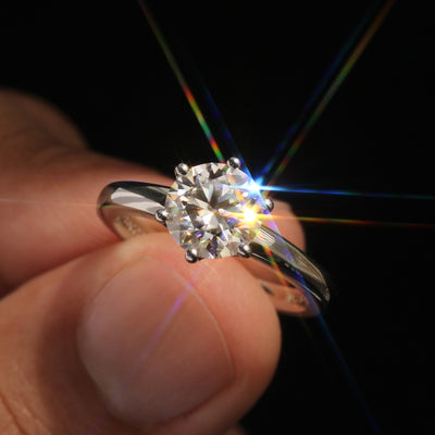 2 CT Starlight Solitaire Ring