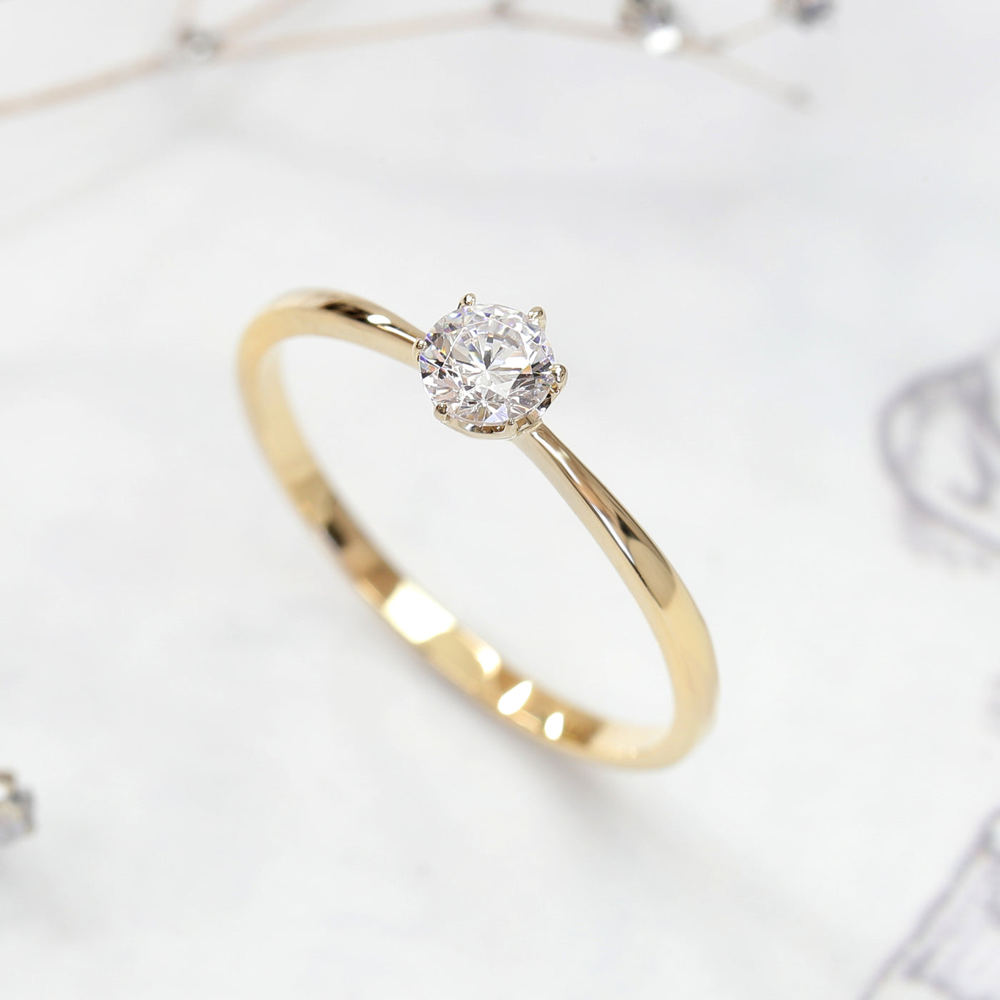 0.25 CT Promise Ring