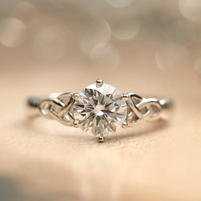 1.25 CT Celtic Love Knot Ring