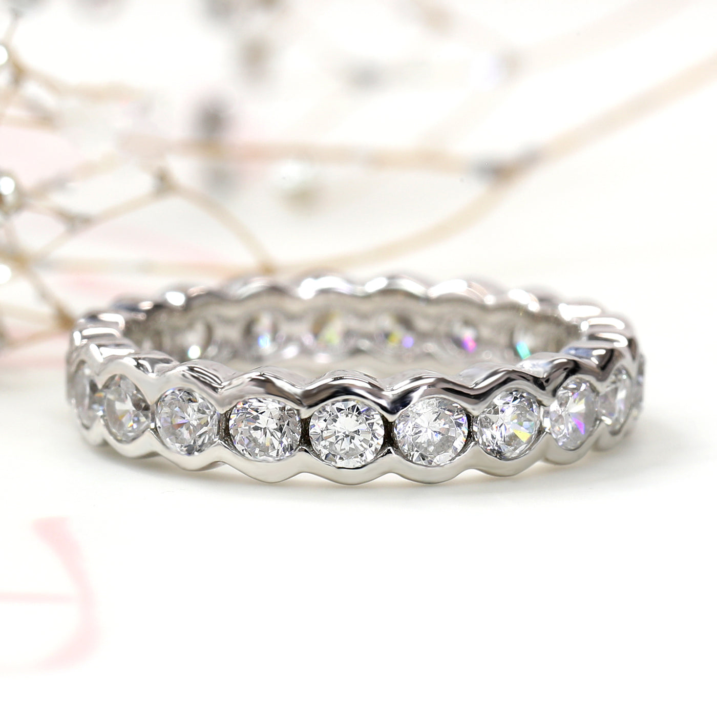 Sterling Constellation Full Circle Ring