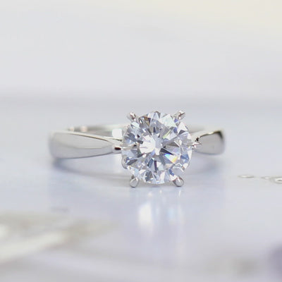Eternal Blossom Solitaire Ring